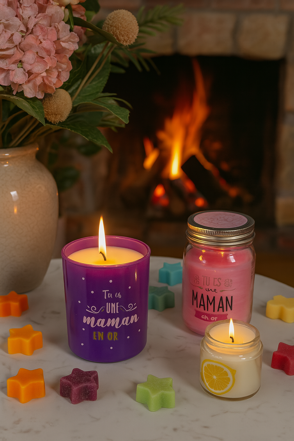 article cadeau personnalisé tournai bougie